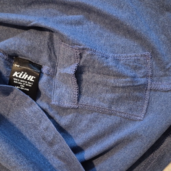 Kuhl men's XL Wild Fibre Stir Lake blue full front button style #7225 NWT - Picture 4 of 7